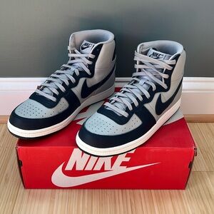 SOLD Nike Terminator High Georgetown Granite Dark Obsidian size 10.5